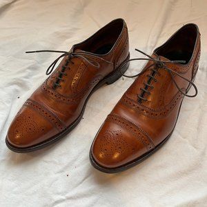 Allen Edmonds Strand Cap-Toe Oxford Shoes, Walnut Leather, Size 10.5 D